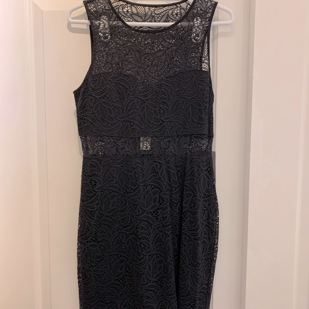 NWT Express black lace dress